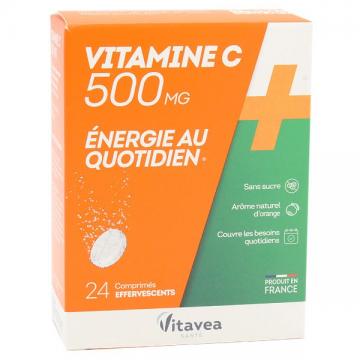 NUTRISANTE - VITAMINE C 500 mg - 24 comprimes effervescents