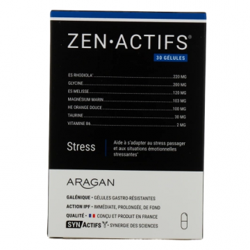 SYNACTIFS - ZEN.ACTIFS - Stress 30 gélules