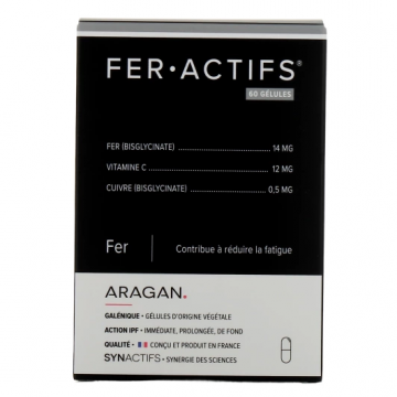 SYNACTIFS - FER.ACTIFS - Fer 60 gélules