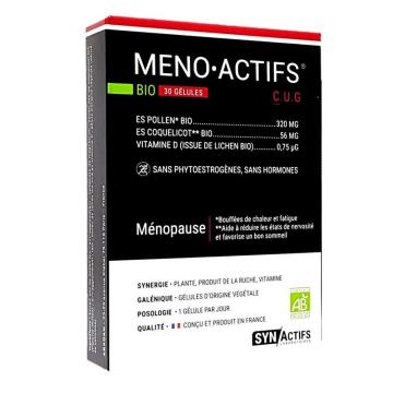 SYNACTIFS - MENO.ACTIFS BIO - Ménopause 30 gélules