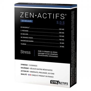 SYNACTIFS - ZEN.ACTIFS BIO - Stress 30 gélules végétales