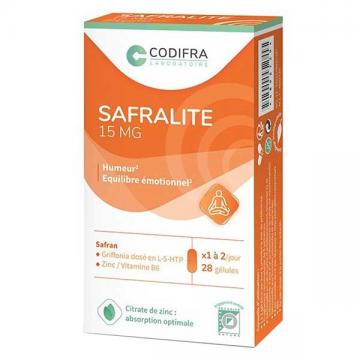 SAFRALITE 15MG - Humeur equilibre emotionnel 28 gelules