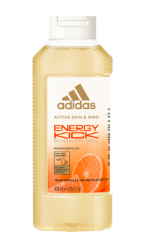 ADIDAS - ACTIVE SKIN & MIND gel douche energy kick femme 400ml