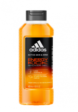 ADIDAS - ACTIVE SKIN & MIND gel douche energy kick homme 400ml