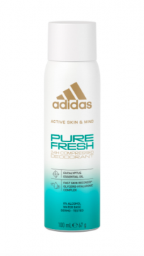 ADIDAS - ACTIVE SKIN & MIND  Deodorant pure fresh mixte 100ml