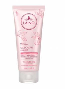 LAINO - DOUCEUR D'ETE - Gel douche hydratant à la pulpe de pêche blanche bio 200ml