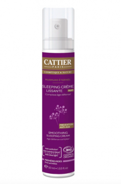 CATTIER - Murmure éternel sleeping crème lissante nuit bio 50ml