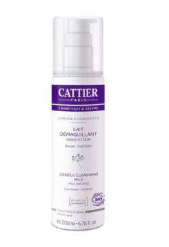 CATTIER - Nettoyant & Démaquillant lait démaquillant caresse d'herboriste bio 200ml