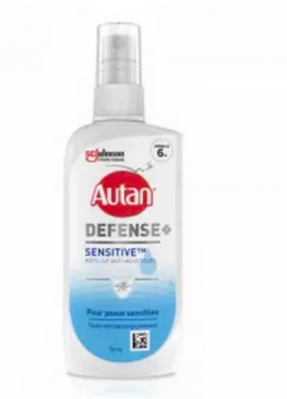 AUTAN - Défense+ Sensitive Répulsif Anti-Moustiques 100ml