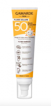 GAMARDE - Lait solaire bebe Spf50 Bio 100ml