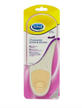 SCHOLL - Semelles chaussures plates et étroites - 1 paire