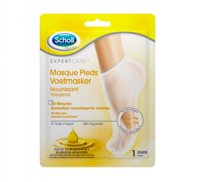 SCHOLL - Expertcare masque pieds nourrissant à l'huile d'argan 1 paire