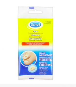 SCHOLL - Cors feutres protecteurs 9 feutres mousse