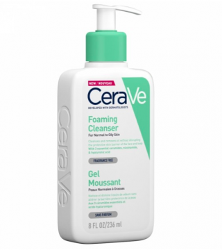 CERAVE - Gel moussant peaux normales a grasses 236ml