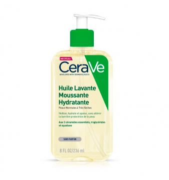 CERAVE - Huile lavante moussante hydratante 236ml