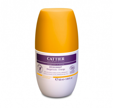 CATTIER - Déodorant Fraîcheur Agrume Roll-On Bio 50ml