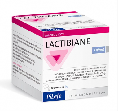 PILEJE - LACTIBIANE -  Enfant 30 sachets de 1g