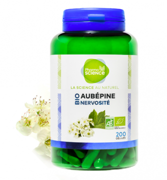 PHARMASCIENCE - Aubépine bio 200 gélules