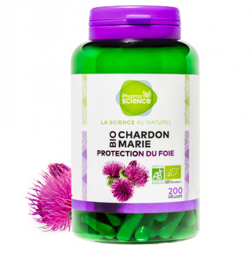 PHARMASCIENCE - Chardon marie bio 200 gélules