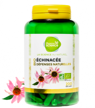 PHARMASCIENCE - Échinacée bio 200 gélules