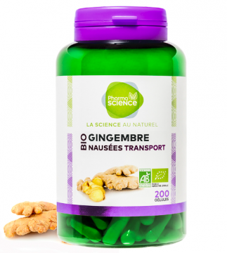 PHARMASCIENCE - Gingembre bio 200 gélules