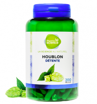 PHARMASCIENCE - Houblon détente 200 gélules