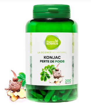 PHARMASCIENCE - Konjac perte de poids 200 gélules