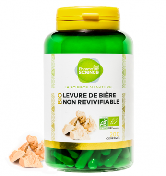 PHARMASCIENCE - Levure de bière bio non revivifiable 200ml