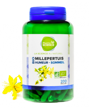 PHARMASCIENCE - Millepertuis bio 200 gélules