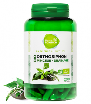 PHARMASCIENCE - Orthosiphon bio minceur-drainage 200 gélules