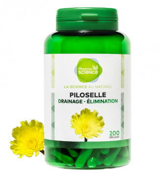 PHARMASCIENCE - Piloselle drainage-élimination 200 gélules