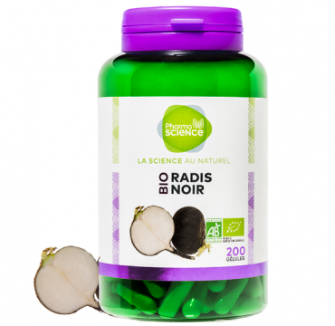 PHARMASCIENCE - Radis noir bio 200 gélules