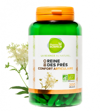 PHARMASCIENCE - Reine des prés bio confort-articulaire 200 gélules