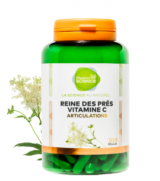 PHARMASCIENCE - Reine des prés vitamine C 200 gélules