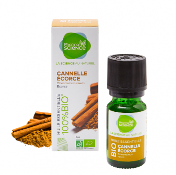 PHARMASCIENCE - Huile essentielle - Cannelle écorce 5ml