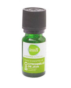 PHARMASCIENCE - Huile essentielle - Citronnelle de java bio huile essentielle 10ml