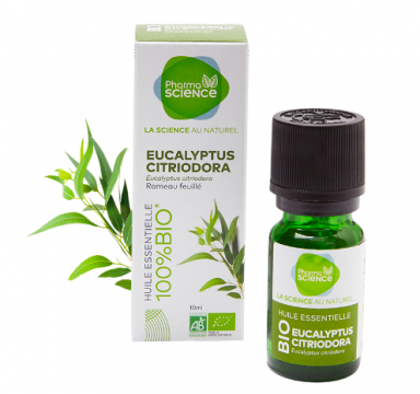 PHARMASCIENCE - Huile essentielle - Eucalyptus citriodora 10ml