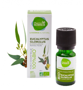 PHARMASCIENCE - Huile essentielle - Eucalyptus globulus bio 10ml