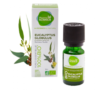 PHARMASCIENCE - Huile essentielle - Eucalyptus globulus 10ml