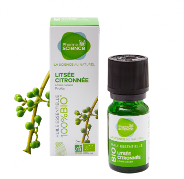 PHARMASCIENCE - Huile essentielle - Litsée citronnée 10ml