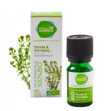 PHARMASCIENCE - Huile essentielle - Thym à thymol bio 5ml