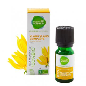 PHARMASCIENCE - Huile essentielle - Ylang-ylang bio 10ml