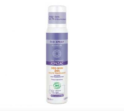 JONZAC - HAUTE TOLERANCE - Déodorant soin 24H bio 100ml
