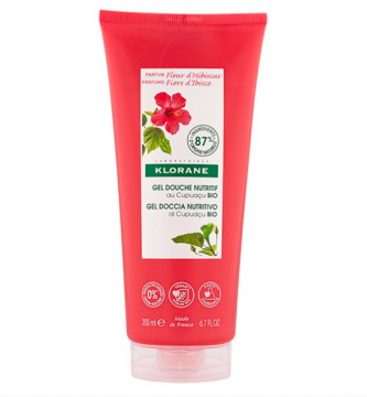 KLORANE - Beurre de cupuaçu gel douche nutritif Fleur d'Hibiscus 200ml