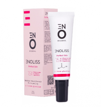 ENO LABORATOIRE CODEXIAL - ENOLISS - Perfect skin 15 AHA émulsion rénovatrice nuit micro-peeling 30ml