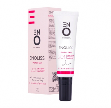 ENO LABORATOIRE CODEXIAL - ENOLISS - Perfect Skin 20 AHA gel rénovateur nuit micro-peeling 30ml