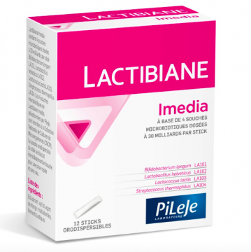 PILEJE - Lactibiane Imedia 12 sticks orodispersibles