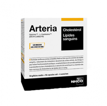 NHCO - Arteria - Cholestérol Lipides sanguins 56 gélules 56 capsules