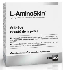 NHCO - L-AminoSkin - Anti-âge Beauté de la peau duo 2X56 gélules