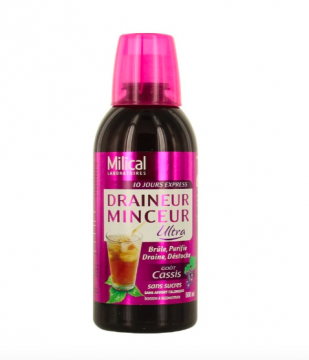 MILICAL -  Draineur minceur ultra cassis 500ml